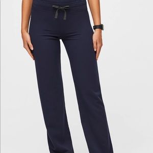 Large Tall Livingston Figs Scrub Pants • Navy blue